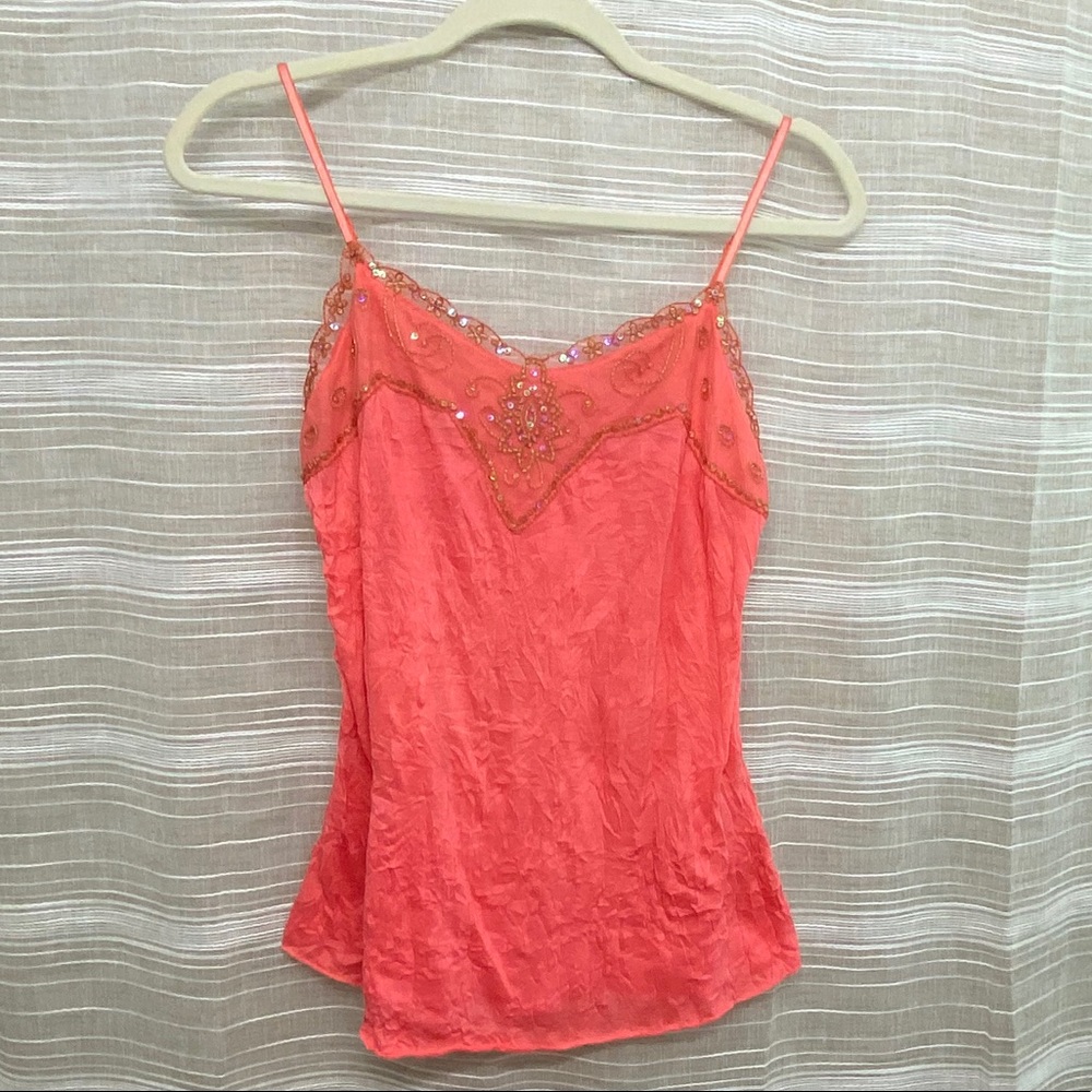 🍁SOLD🍁 BEADED SEQUIN TANK TOP